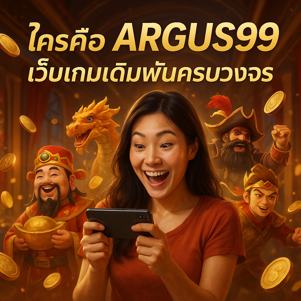 ใครคือ ARGUS99 เว็บเกมเดิมพันครบวงจร