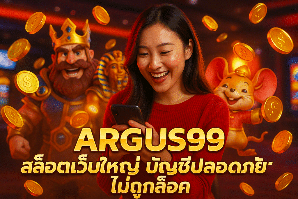 ARGUS99 สล็อตเว็บใหญ่ บัญชีปลอดภัย ไม่ถูกล็อค
